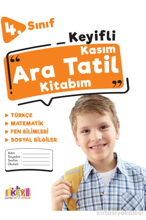 Key Kaliteli Eğitim Yayınları 4. Sınıf Keyifli Kasım Ara Tatil Kitabım