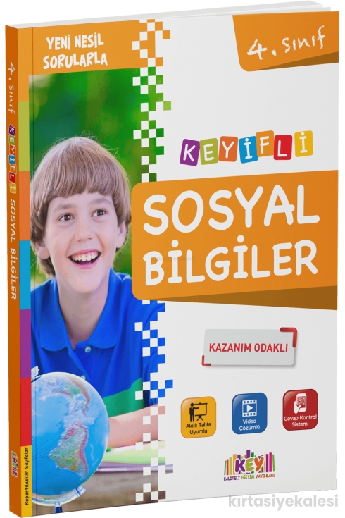 Key Kaliteli Eğitim Yayınları 4. Sınıf Keyifli Eğitim Seti 6 Kitap (Tam Set)