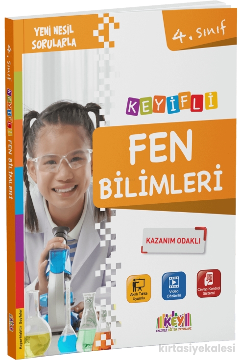 Key Kaliteli Eğitim Yayınları 4. Sınıf Keyifli Eğitim Seti 6 Kitap (Tam Set)