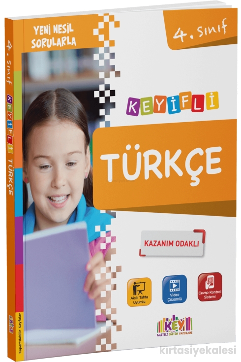 Key Kaliteli Eğitim Yayınları 4. Sınıf Keyifli Eğitim Seti 9 Kitap (Süper Set)
