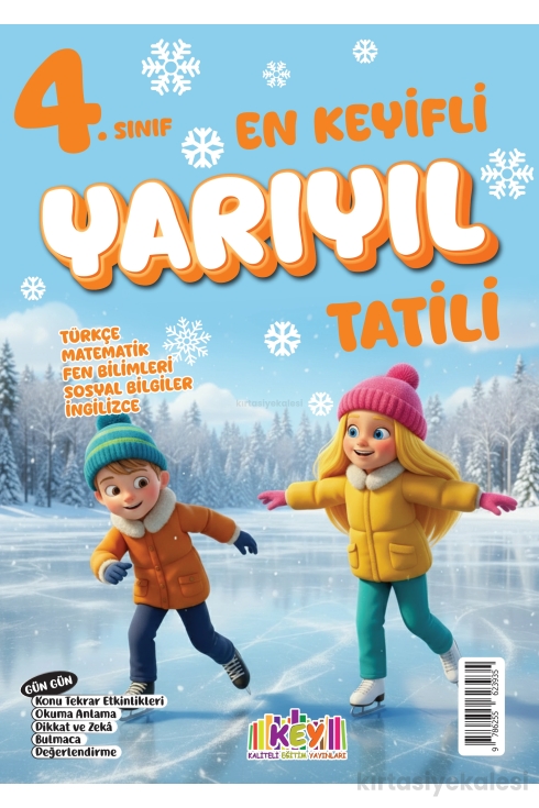 Key Kaliteli Eğitim Yayınları 4. Sınıf Keyifli Yarıyıl Tatil Seti
