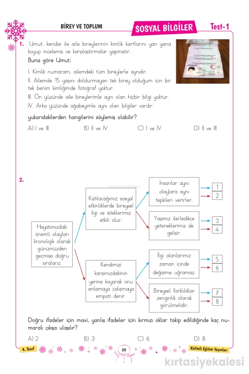 Key Kaliteli Eğitim Yayınları 4. Sınıf Keyifli Yarıyıl Tatil Seti