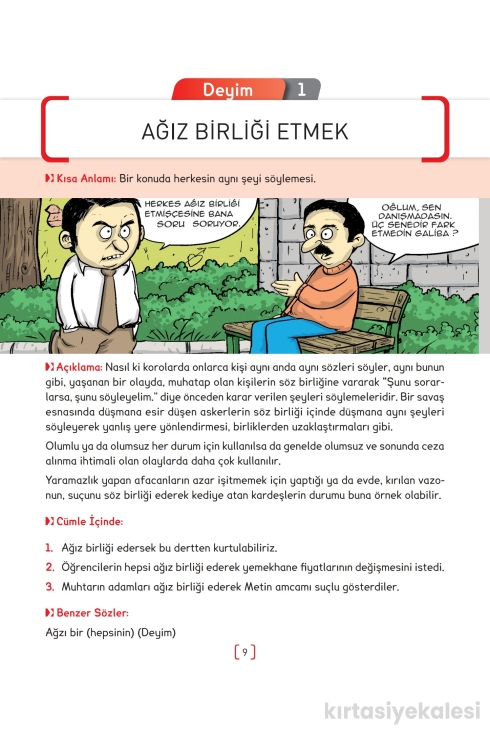 Key Kaliteli Eğitim Yayınları Karikatürlerle Deyimler