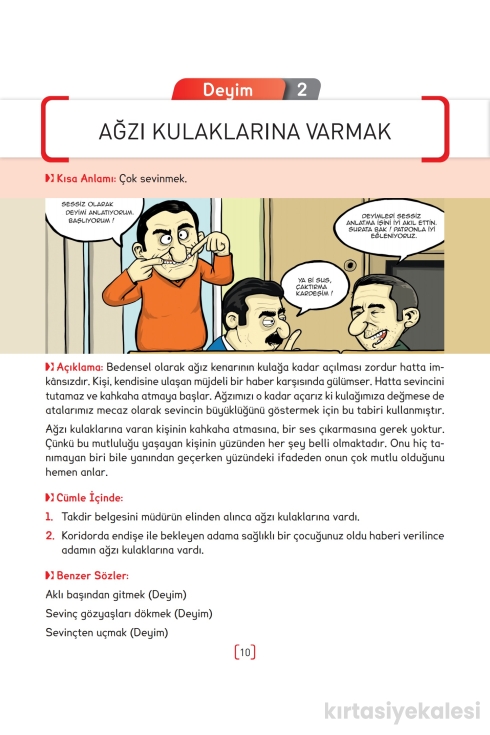 Key Kaliteli Eğitim Yayınları Karikatürlerle Deyimler