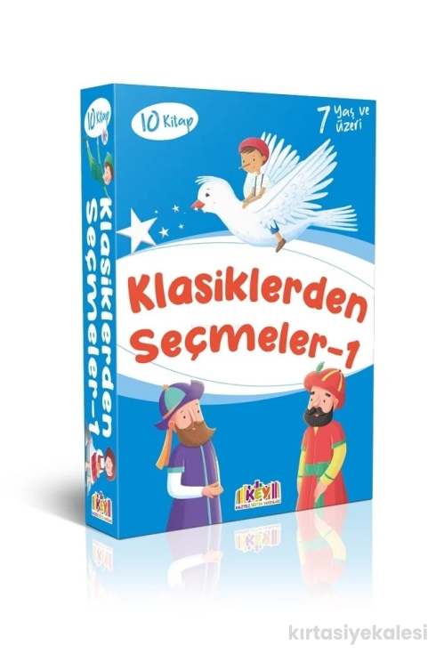 Key Kaliteli Eğitim Yayınları Klasiklerden Seçmeler 1 Hikaye Seti 10 Kitap