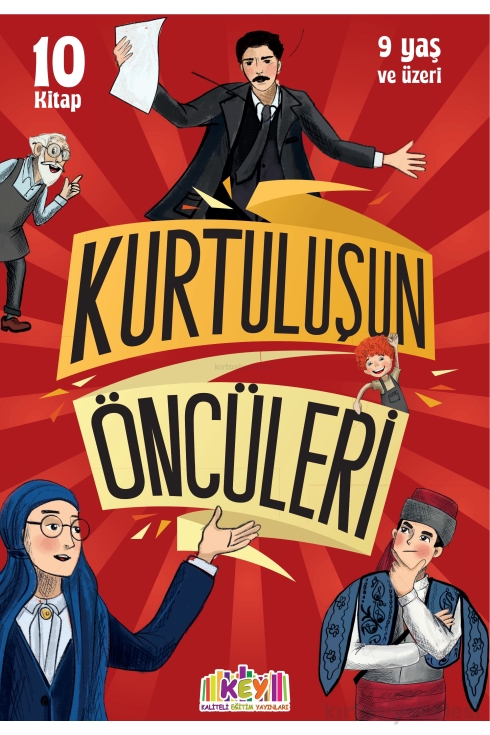 Key Kaliteli Eğitim Yayınları Kurtuluşun Öncüleri Hikaye Serisi 10 Kitap + HDS