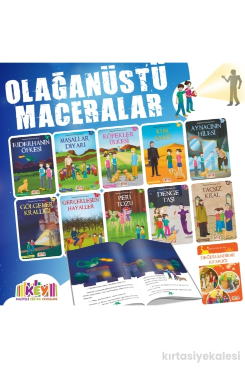 Key Kaliteli Eğitim Yayınları Olağanüstü Maceralar Serisi Hikaye Seti