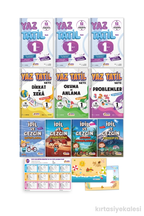Meraklı Zihinler 1. Sınıf Hafta Hafta Yaz Tatil Seti