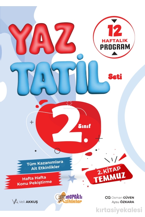 Meraklı Zihinler 2. Sınıf Hafta Hafta Yaz Tatil Seti