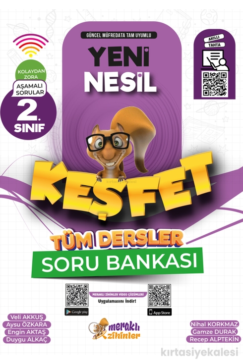 Meraklı Zihinler 2. Sınıf Yeni Nesil Keşfet Tüm Dersler Soru Bankası