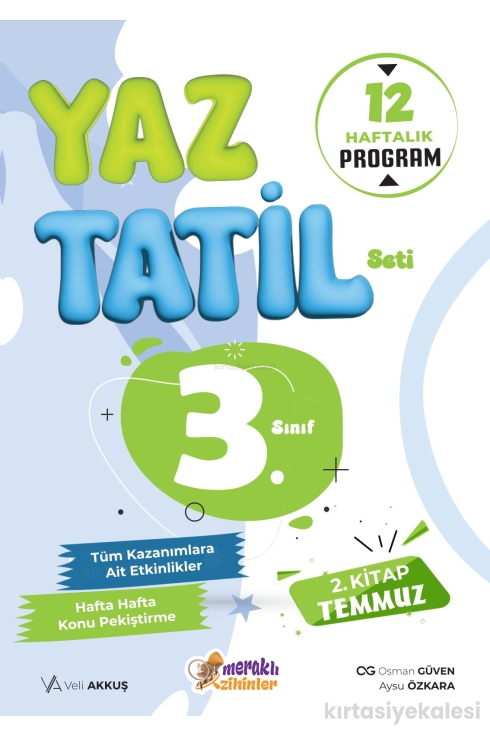 Meraklı Zihinler 3. Sınıf Hafta Hafta Yaz Tatil Seti