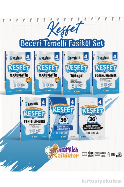 Meraklı Zihinler 4. Sınıf Keşfet Beceri Temelli Fasikül Eğitim Seti