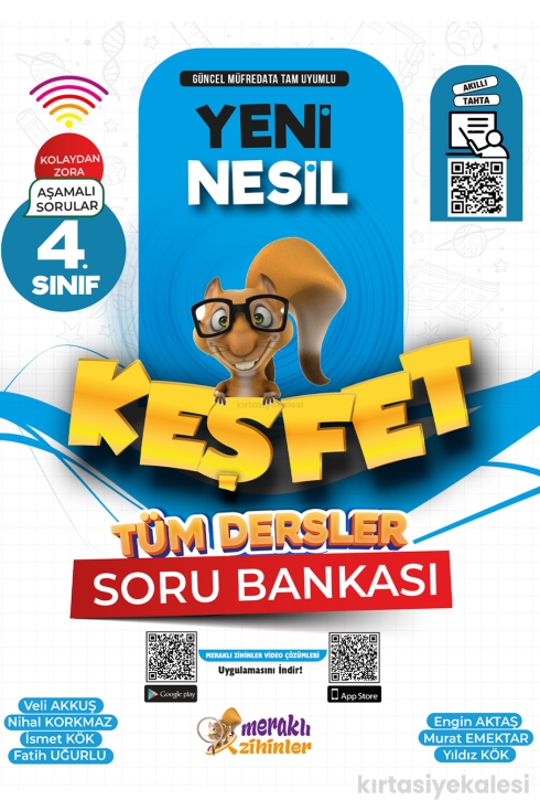 Meraklı Zihinler 4. Sınıf Yeni Nesil Keşfet Tüm Dersler Soru Bankası