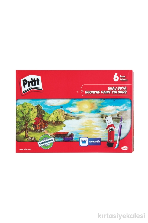 Pritt Guaj Boya 6 Renk 18ML