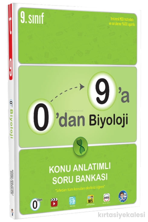 Tonguç Yayınları 0'dan 9'a Biyoloji Konu Anlatımlı Soru Bankası