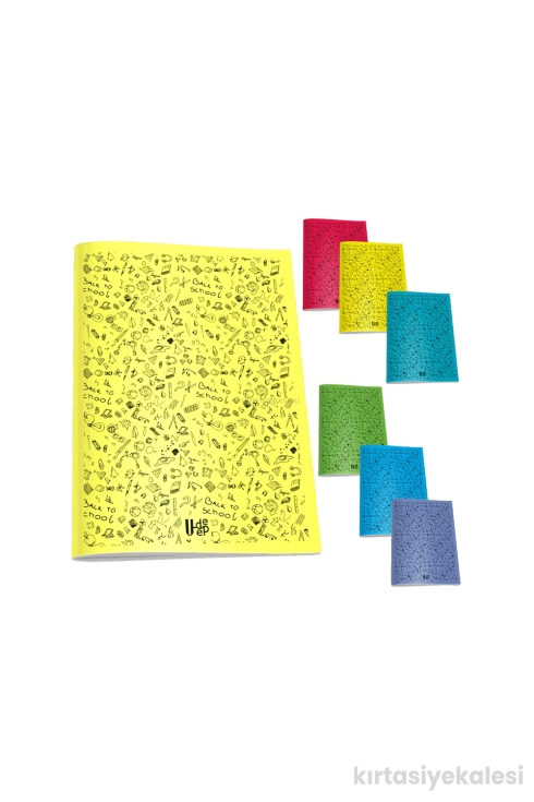 U-Deep A4 PP - Plastik Kapak Defter 60 Yaprak Çizgili