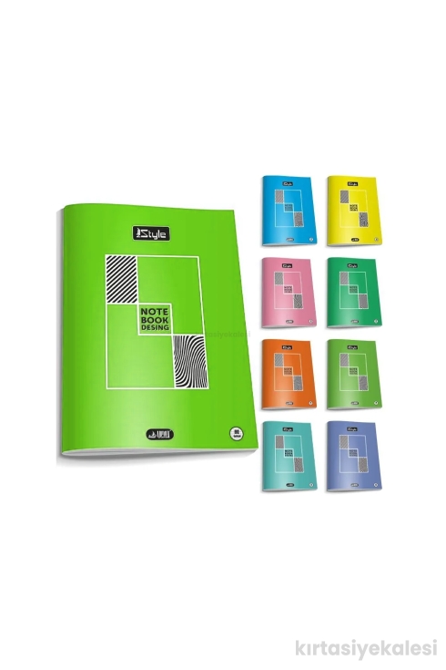 Umut A4 Plastik Kapak Defter 40 Yaprak Kareli