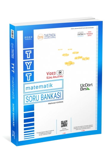 ÜçDörtBeş Yayınları TYT Matematik Soru Bankası