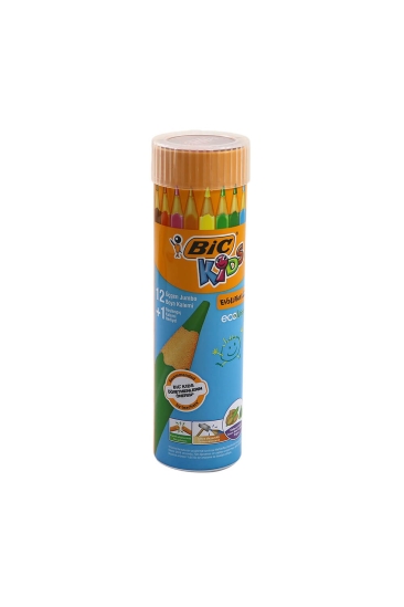 Bic Kids Jumbo Üçgen 12'li Kuru Boya Metal Tüp 958192