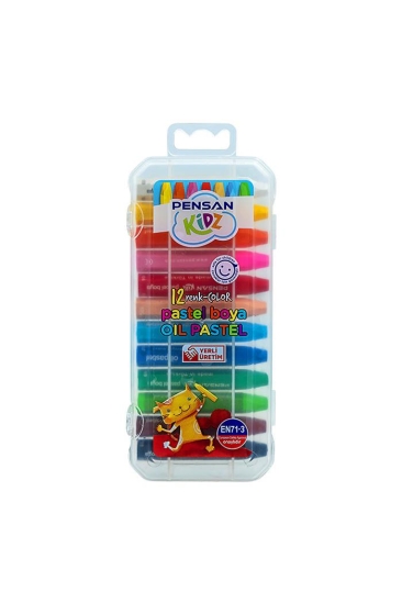 Pensan Kidz Kutu Pastel Boya 12'li PE99967