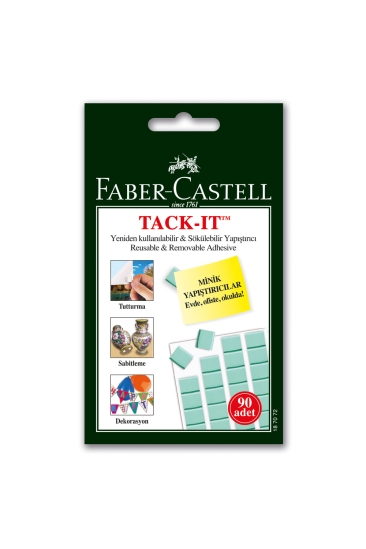 Faber-Castell Tack-it Hamur Yapıştırıcı 50 gr Yeşil