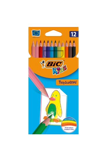 Bic Kids Tropicolors 2 12'li Kuru Boya Kalemi