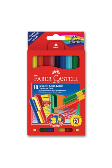 Faber Castell Eğlenceli Keçeli Kalem 10 Renk