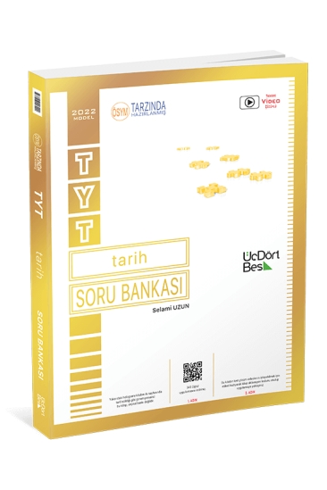 ÜçDörtBeş Yayınları TYT Tarih Soru Bankası