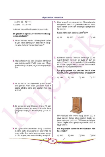 Karekök Yayınları 6. Sınıf Matematik Konu Anlatımı MPS