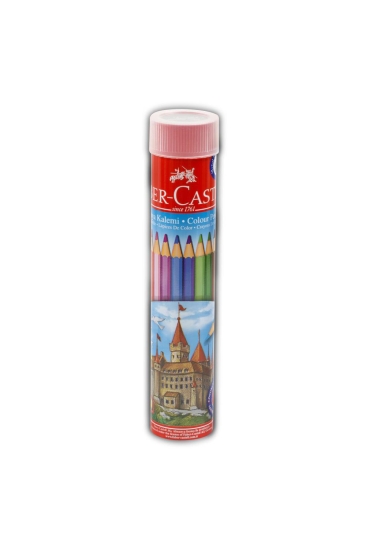 Faber Castell Kuru Boya Kalemi Metal Tüpte 12 Renk