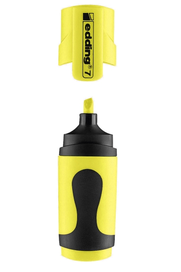 Edding Mini Fosforlu Kalem Sarı
