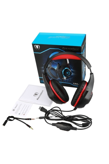 Beexcellent GM-1 Kırmızı Pro Gaming Headset