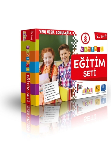 Key Kaliteli Eğitim Yayınları 2. Sınıf Keyifli Eğitim Seti Süper Set (8 Kitap)