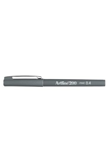 Artline 200 Fine 0.4 mm Gri Yazı ve Çizim Kalemi