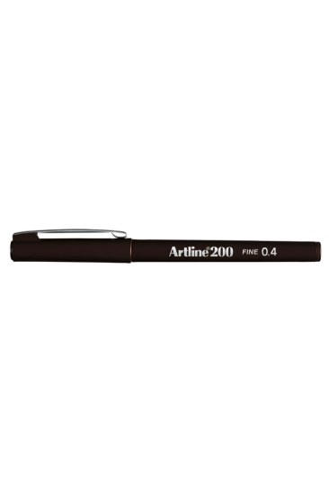 Artline 200 Fine 0.4 mm Koyu Kahverengi Yazı ve Çizim Kalemi
