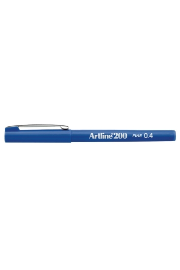 Artline 200 Fine 0.4 mm Mavi Yazı ve Çizim Kalemi