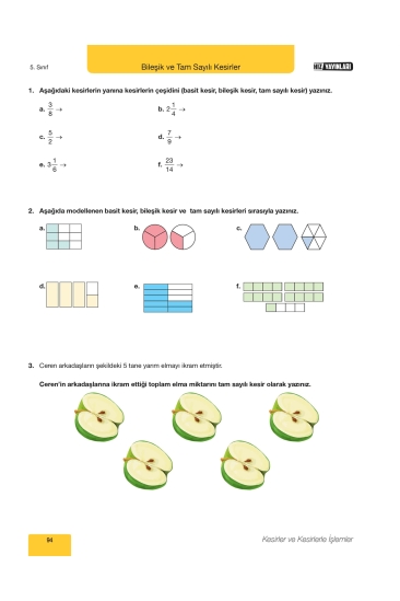 Hız Yayınları 5. Sınıf Matematik Etkinlik Defteri