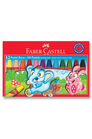 Faber-Castell Pastel Boya Karton Kutu 12 Renk 125312