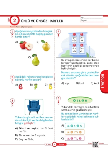 Key Kaliteli Eğitim Yayınları 2. Sınıf Keyi̇fli̇ Türkçe Yeni̇ Nesi̇l Soru Bankası