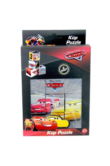 Laço Kids Cars Küp Puzzle 9 Parça