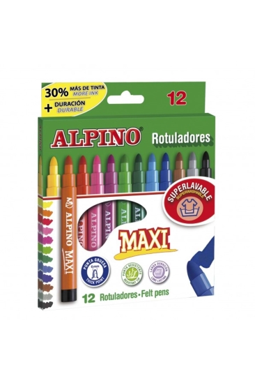 Alpino Maxi Keçeli Kalem 12 Renk