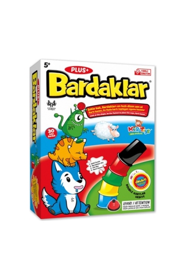 Mortoys Plus Bardaklar Hız, Refleks ve Dikkat Oyunu