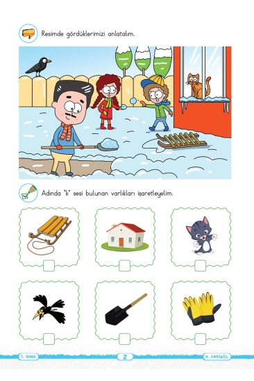 Kaliteli Eğitim Yayınları Key Yayınları 1. Sınıf Keyifli Okuma Yazma Seti