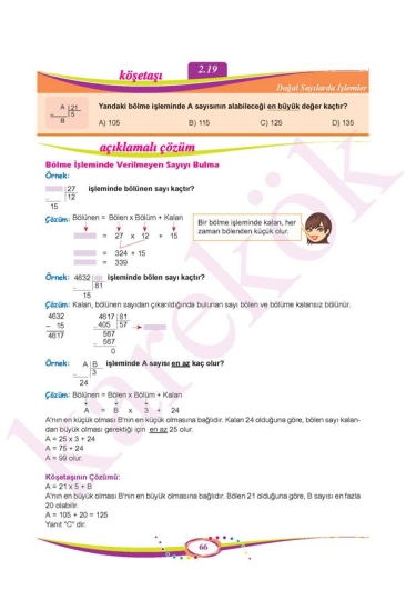 Karekök Yayınları 5. Sınıf Matematik MPS