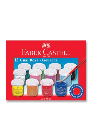 Faber Castell Guaj Boya 12 Renk