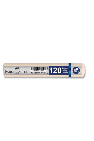 Faber-Castell Grip Min 0.7 mm Beyaz Tüp 120'li Kalem Ucu