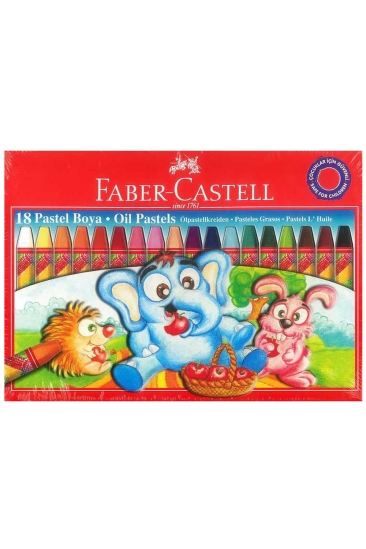 Faber Castell Karton Kutu Pastel Boya 18 Renk