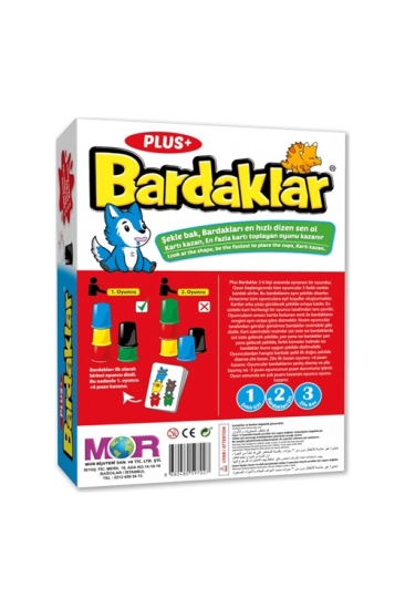 Mortoys Plus Bardaklar Hız, Refleks ve Dikkat Oyunu