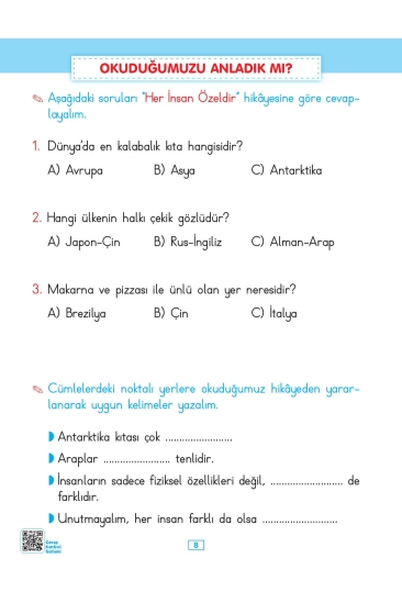 Key Kaliteli Eğitim Yayınları 1. Sınıf Keyifle Okuyorum Anlıyorum