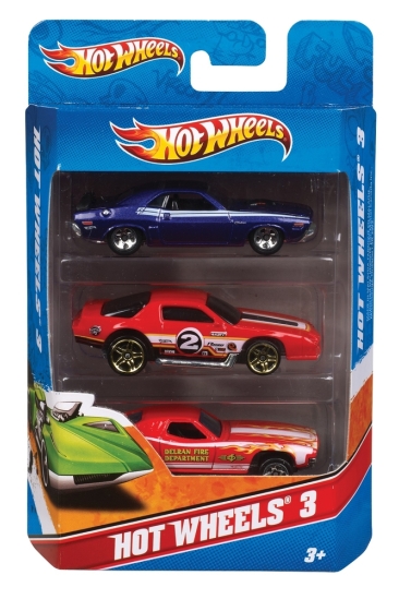 Hot Wheels 3'lü Araba Seti K5904